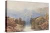 On the Loch Near Killin Perthshire-Thomas Miles Richardson II-Stretched Canvas