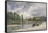 On the Loire, 1874-Charles Francois Daubigny-Framed Stretched Canvas