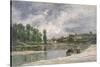 On the Loire, 1874-Charles Francois Daubigny-Stretched Canvas