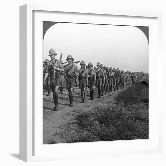 On the Long March Through Torrid Heat to Baghdad, World War I, C1914-C1917-null-Framed Photographic Print