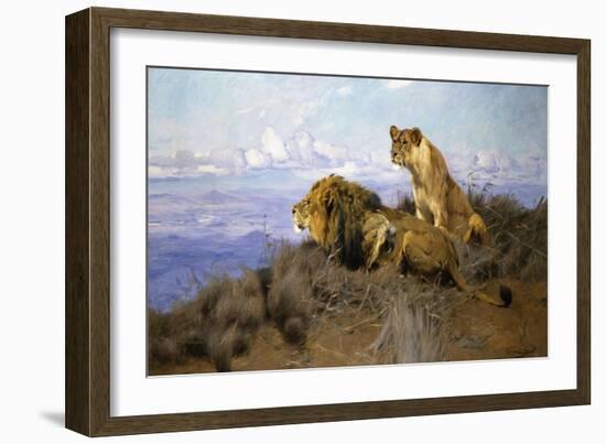 On the Lookout-Wilhelm Kuhnert-Framed Giclee Print