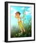 On the Lookout-Dalliann-Framed Giclee Print