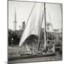 On the Mahmoudiyah Canal, Alexandria, Egypt, 20th Century-J Dearden Holmes-Mounted Photographic Print