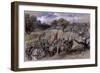 On the March, 1874-John Gilbert-Framed Giclee Print