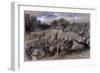 On the March, 1874-John Gilbert-Framed Giclee Print