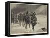 On the March from Moscow-Laslett John Pott-Framed Stretched Canvas