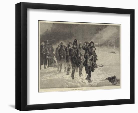 On the March from Moscow-Laslett John Pott-Framed Giclee Print