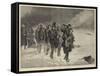 On the March from Moscow-Laslett John Pott-Framed Stretched Canvas