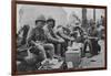 'On the March to Kumassi: A Halt for Dinner', 1902-Unknown-Framed Photographic Print