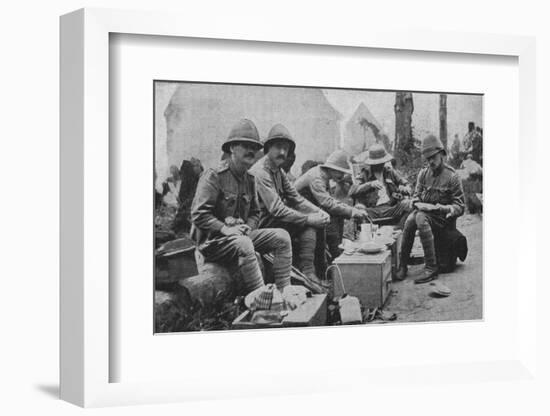 'On the March to Kumassi: A Halt for Dinner', 1902-Unknown-Framed Photographic Print