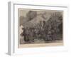 On the March to Ladysmith, a Jam at a Drift in a Narrow Gorge-John Charlton-Framed Giclee Print