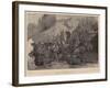 On the March to Ladysmith, a Jam at a Drift in a Narrow Gorge-John Charlton-Framed Giclee Print