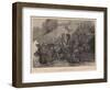 On the March to Ladysmith, a Jam at a Drift in a Narrow Gorge-John Charlton-Framed Giclee Print