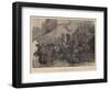 On the March to Ladysmith, a Jam at a Drift in a Narrow Gorge-John Charlton-Framed Giclee Print