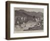 On the March with the Tirah Expedition, a Dip in the Kohat Stream-Henry Marriott Paget-Framed Giclee Print