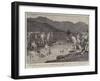 On the March with the Tirah Expedition, a Dip in the Kohat Stream-Henry Marriott Paget-Framed Giclee Print