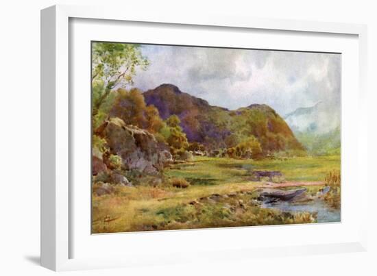 On the Marsh Near Lodore, Cumberland, 1924-1926-Cuthbert Rigby-Framed Giclee Print