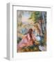 On the Meadow-Pierre-Auguste Renoir-Framed Giclee Print