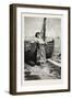 On the Mediterranean, 1882, Boat, Girl, Sea-null-Framed Giclee Print