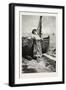 On the Mediterranean, 1882, Boat, Girl, Sea-null-Framed Giclee Print