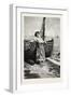 On the Mediterranean, 1882, Boat, Girl, Sea-null-Framed Giclee Print