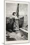 On the Mediterranean, 1882, Boat, Girl, Sea-null-Mounted Giclee Print