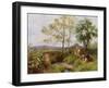 On the Minnow Stream, Dorking, Surrey-Charles Collins-Framed Giclee Print