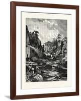 On the Missisquoi. Usa. Missisquoi River Is a Tributary of Lake Champlain-null-Framed Giclee Print