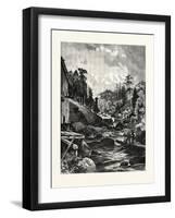 On the Missisquoi. Usa. Missisquoi River Is a Tributary of Lake Champlain-null-Framed Giclee Print