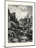 On the Missisquoi. Usa. Missisquoi River Is a Tributary of Lake Champlain-null-Mounted Giclee Print