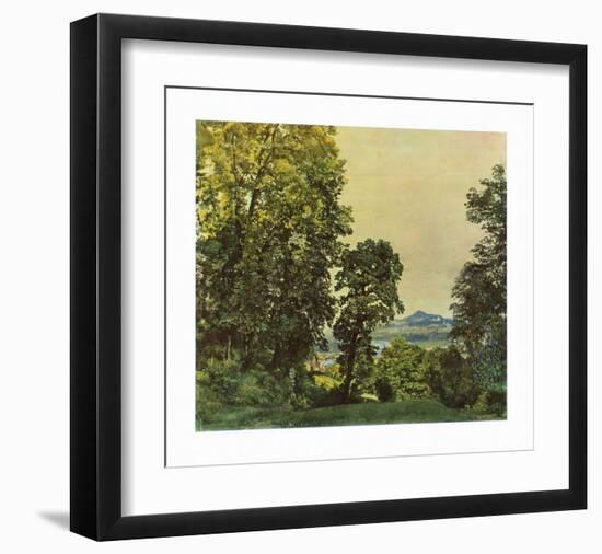 On the Moenchsberg Near Salzburg-Rudolph von Alt-Framed Collectable Print