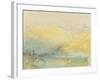 On the Mosell, Near Traben Trarabach, C.1841-J. M. W. Turner-Framed Giclee Print