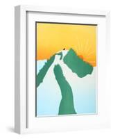 On The Mountain-Stephen Huneck-Framed Giclee Print