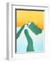 On The Mountain-Stephen Huneck-Framed Giclee Print