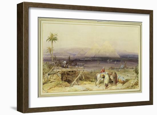 On the Nile, Egypt, 1846-William Clarkson Stanfield-Framed Giclee Print