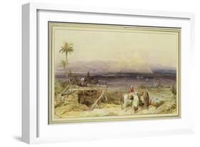 On the Nile, Egypt, 1846-William Clarkson Stanfield-Framed Giclee Print