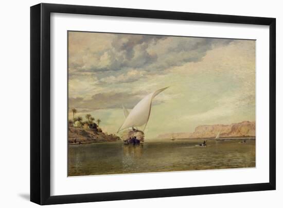 On the Nile-Edward William Cooke-Framed Giclee Print