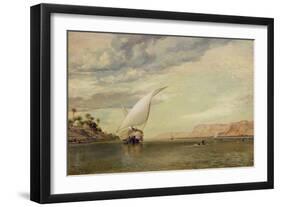 On the Nile-Edward William Cooke-Framed Giclee Print