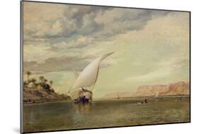 On the Nile-Edward William Cooke-Mounted Giclee Print