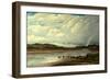 On the Nith, 1899 (Oil on Canvas)-James Orrock-Framed Giclee Print