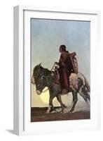 On the October Trail, Early 20th Century-Newell Convers Wyeth-Framed Giclee Print