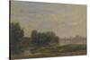 On the Oise, 1863-Charles Francois Daubigny-Stretched Canvas