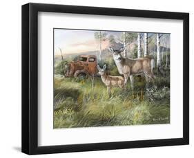 On the Old Road-Trevor V. Swanson-Framed Premium Giclee Print