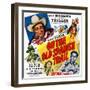 On the Old Spanish Trail, Top Left: Roy Rogers; Below: Andy Devine, 1947-null-Framed Art Print