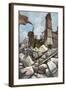 On the Old Walls of Verdun, France, June 1916-Francois Flameng-Framed Giclee Print