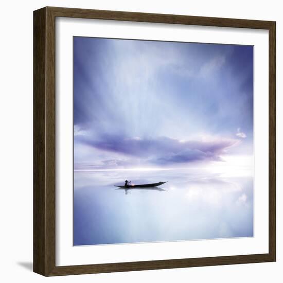 On The Open Water-Jurek Nems-Framed Art Print