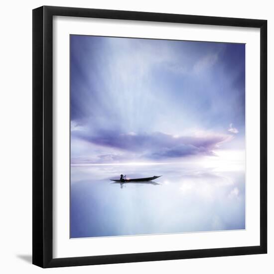 On The Open Water-Jurek Nems-Framed Art Print