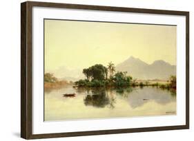 On the Orinoco, Venezuela, 1857-Louis Rémy Mignot-Framed Giclee Print