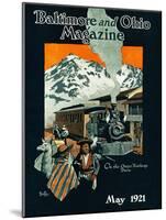 On the Oroyo Railroad, Peru-Steffan-Mounted Giclee Print