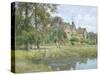 On the Ouse at Hemingford Grey, 1890-William Fraser Garden-Stretched Canvas